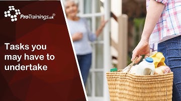 Tasks you may have to undertake