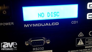 Integrate 2016: Australian Monitor Showcases Its MYM Series of Audio Sources on the Hills AV Stand