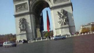 Crossing The Arc De Triumph Round About