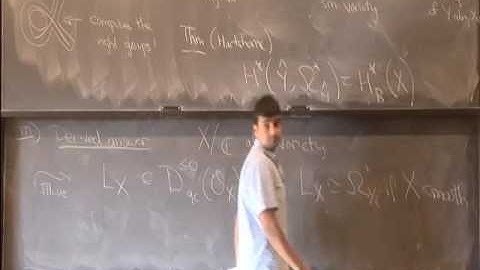 Derived de Rham Cohomology - Bhargav Bhatt