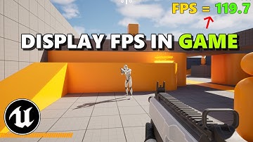 How To Display FPS In Game In Unreal Engine 5