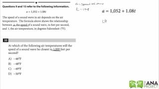 SAT Practice Test 1: Section 4, Question #10