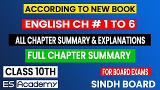 Class 10 new English book | ALL  Units | CHAPTER SUMMARY | SUMMARY | Sindh Board screenshot 4