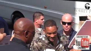 Will Smith Arrives At Conan Obrien To Comic Con San Diego