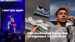 cleaned out my closet + watched Tyla again | andrewbtg