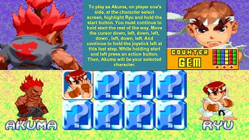 Super Puzzle Fighter II Turbo - Unlocking Akuma, Dan, and Devilot