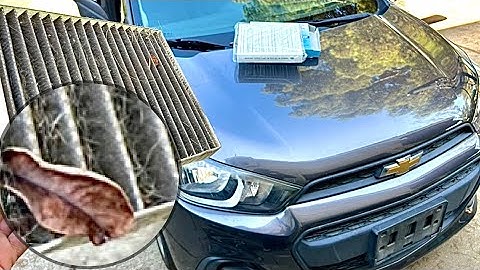 Cabin air filter replacement on a 2012-2022 Chevrolet Spark @elchanojose