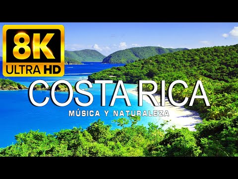 COSTA RICA Increíble paisaje natural hermoso con música relajante