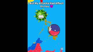 Coronavirus 😈 Attack On Philippines 🇵🇭 #countryballs #subscribe