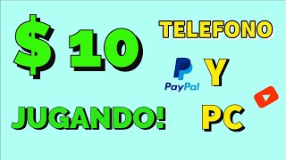 GANA DINERO A PAYPAL CON ESTA APP Y PLATAFORMA - DINERO POR INTERNET.