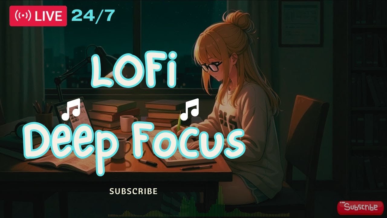 Brain Fog? Chill Lofi Hip Hop for Intense Focus ☕ Live