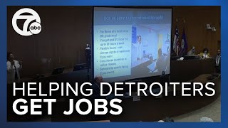 Mayor Duggan highlights programs that pay Detroiters for career training
