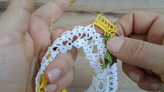 166. Youtube Da Ilk Defa Göreceğiniz, Efsane Olacak ,Çeyizlik Havlukenarı Modeli.