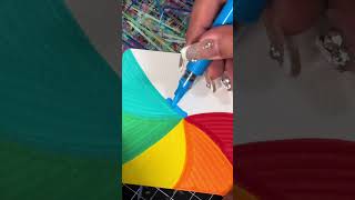 Immersive painting | Colored coloring #Acrylic markers #Painting #Daily painting