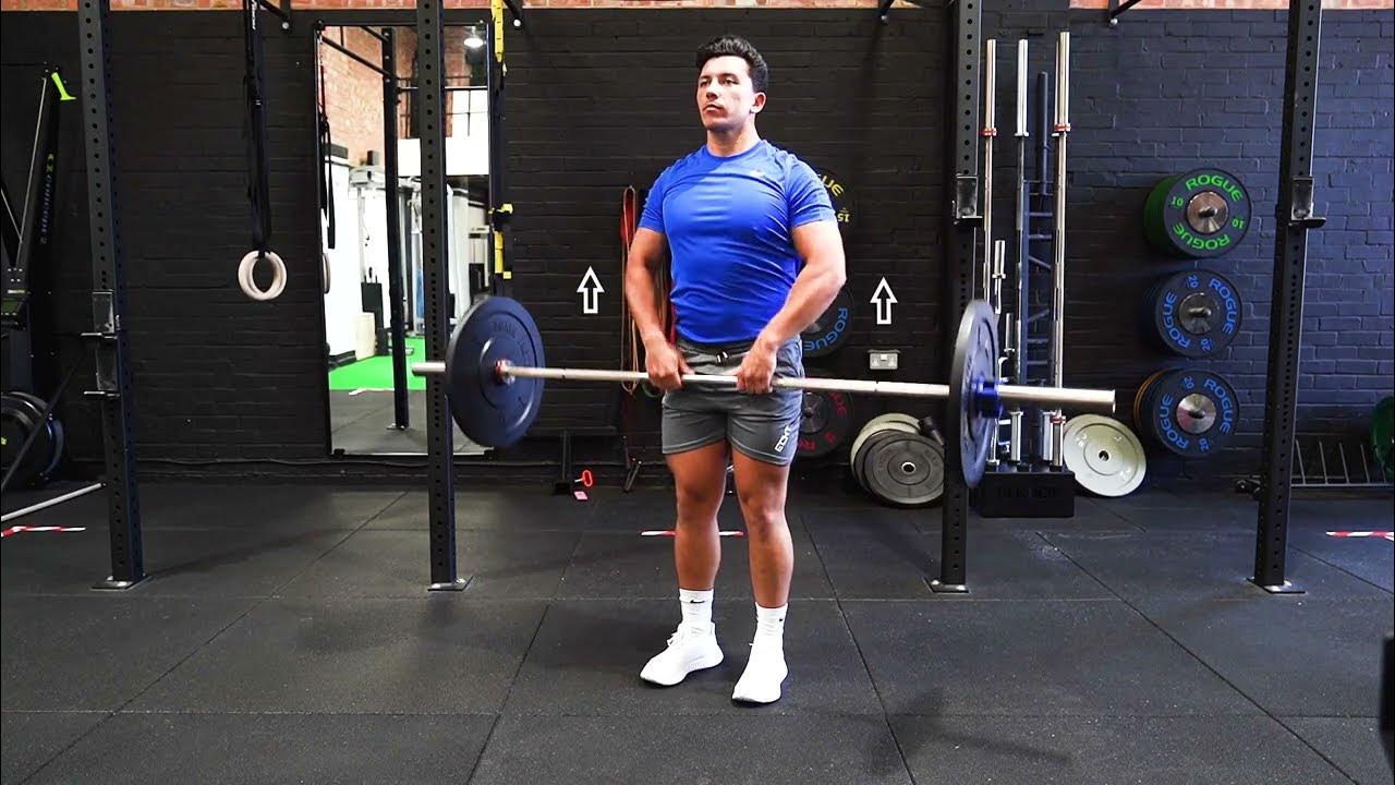 Barbell Upright Rows Shoulder Strength and Conditioning Exercises
