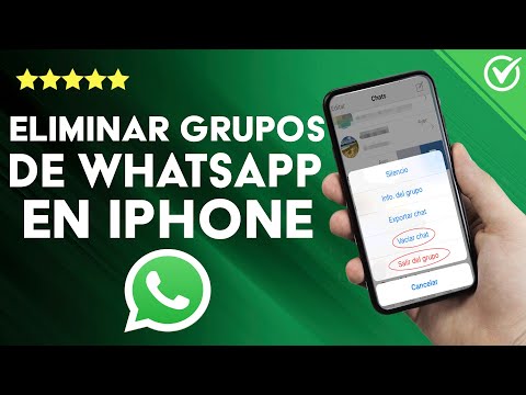 ¿Cómo eliminar GRUPOS de WHATSAPP desde mi IPHONE? - Administrar mensajes