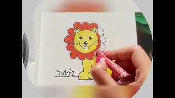 Lion Drawing For Kids #shorts #shortvideo #drawing #viralvideo #drawingforkids #kidsdrawinglessons