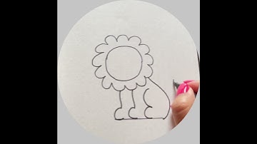 Lion Drawing For Kids #shorts #shortvideo #drawing #viralvideo #drawingforkids #kidsdrawinglessons