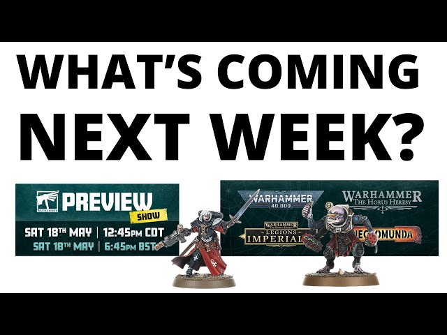 GW Confirms Warhammer 40K Reveals Next Week - What Will We See? class=