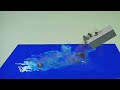 three solvers together - Houdini RBD, Pyro and Flip Solvers - testing