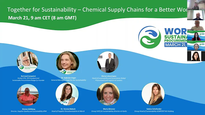 WSPD 2022: Together for Sustainability - Chemical Supply Chain for a Better Worlds