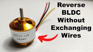 Reverse bldc motor without changing wire | BLDC reversible switch