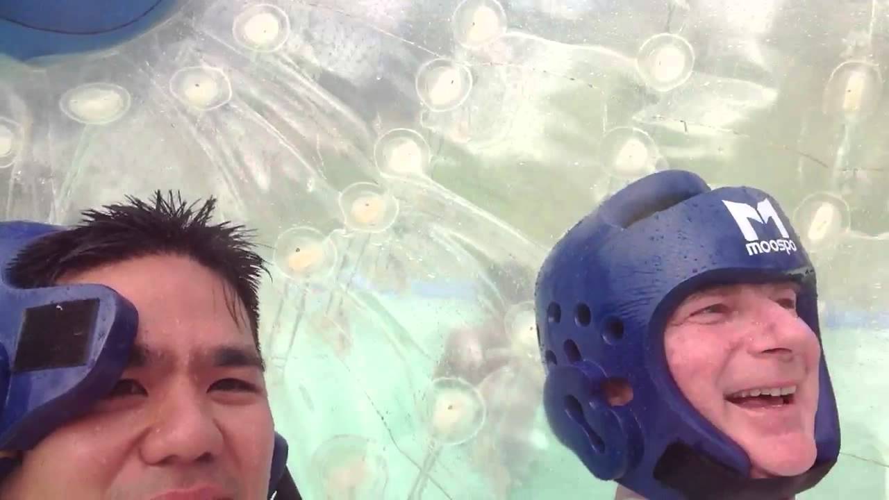 Inside zorb ball in Boracay, Philippines YouTube