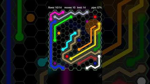 How To Solve Flow Free Hexes Jumbo Pack Level 116 13x13 Board Walk Through Solution Walkthrough