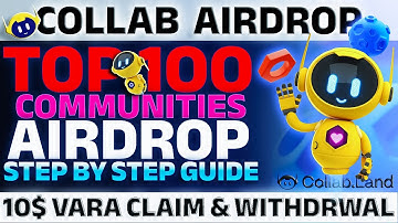 Collab Land Airdrop Distribution & Eligibility Details Explain | Collab&Vara Claim & Withdrawal -#14