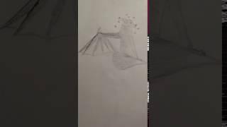 Black and white Corn Drawing