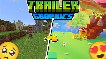 I Turned Normal Minecraft Graphics Into Trailer Graphics🤯