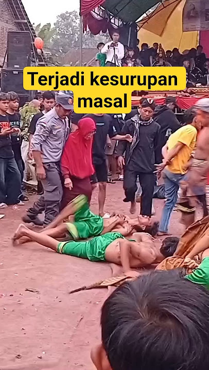 terjadi kesurupan masal #kesurupan #jarankepang #masal