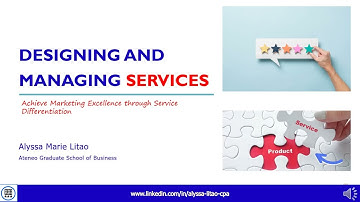 Ch 14 Designing and Managing Services Aly Litao