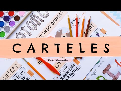 Vídeo: Com Fer Una Cartellera