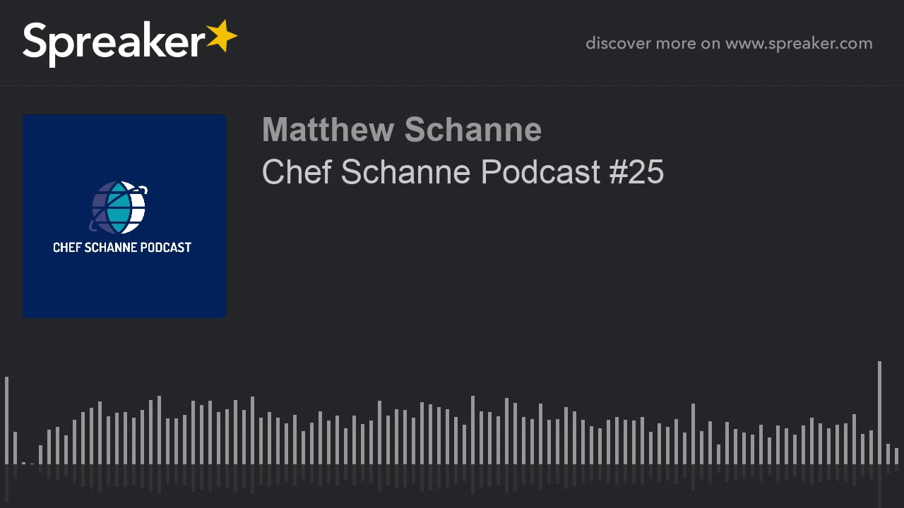 Chef Schanne Podcast #25
