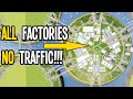 Traffic Free Setup with ALL SIXTEEN Factories in Cities Skylines!