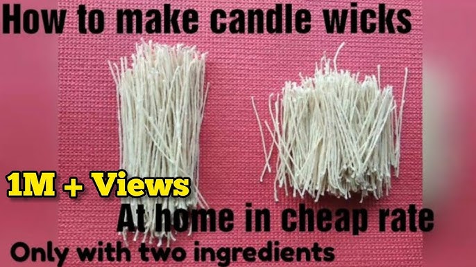 How To Make Cotton Wicks By Hand At Home 