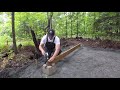 #316 Wood Shed Build - Part 2. Levelling the ground and placing Deck Blocks. outdoors.