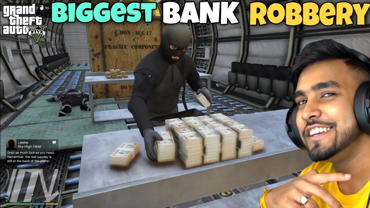 BIGGEST BANK ROBBERY EVER 🤑 | GTA 5 GAMEPLAY - YouTube