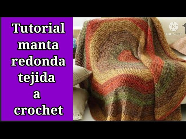 Alfombras redondas tejidas al crochet - Bum y Pei