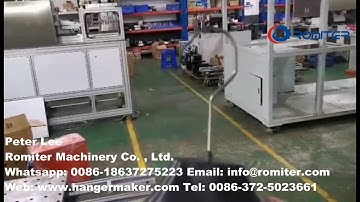 Semi-Automatic Plastic Hanger Hook Inserting Machine