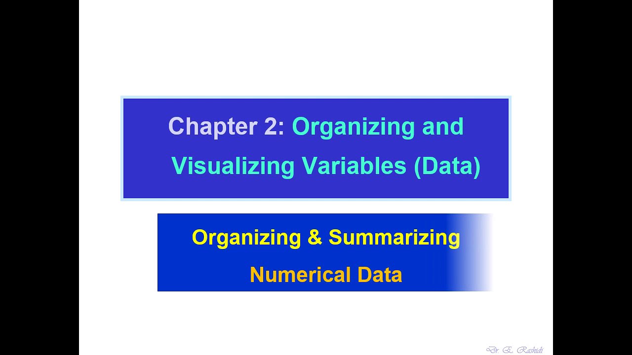 Descriptive Statistics: Organizing and Summarizing Numerical Data - YouTube