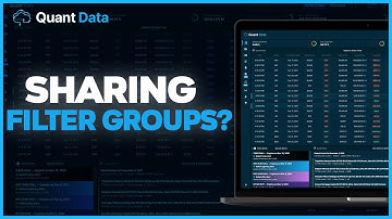 Quant Data | How to Share Filter Groups (Options Order Flow, News, Dark Pool Data, etc...)