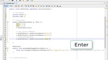 Java GUI MVC #24 การ addActionListener ให้ Buttons