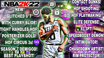 NEW GLITCHED 6”7 PLAY SHOT GOLD POSTERIZER HOF CIRCUS 3s COMP PG BUILD 93+ 3PT NBA 2K22 NEXT GEN!!!