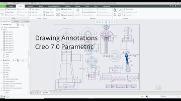 Drawing Annotations - Creo 7.0 Parametric
