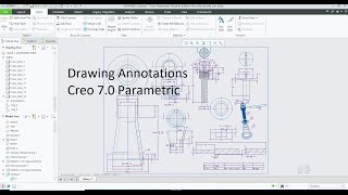 Drawing Annotations - Creo 7.0 Parametric