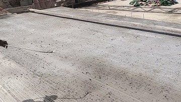 Curing Compound spraying on PQC Road to