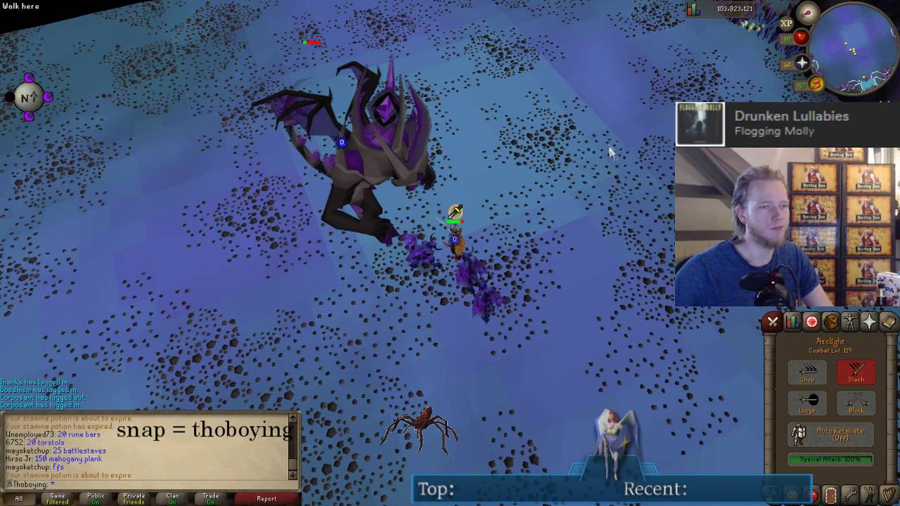 Killing the new solo boss Skotizo in Oldschool Runescape | Thoboying