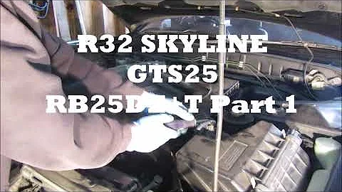 R32 Skyline GTS25 RB25DE+T Conversion Part 1